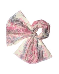 Morgan & Oates Abstract Floral Pink Scarf