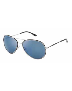 Police Aviator Style Sunglasses Blue Lenses